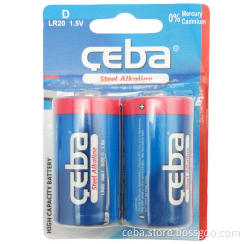 CEBA alkaline battery primary battery lr20 1.5v best price for sale